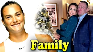 Aryna Sabalenka Family With Father and Boyfriend Matvei Bozhko 2023