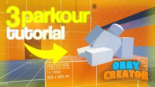 How to make 3 PARKOUR MECHANICS in Obby Creator!