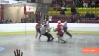 World Ball Hockey Player Loses It and Attacks Opponent