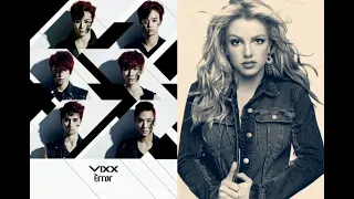 Britney Spears & VIXX One more Error double remix mashup Suprafive + K-pop Areia