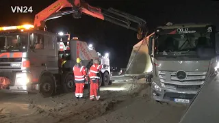 19.11.2021 - VN24 - Tipper truck out of control after tire damage (Part 2)