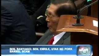 Balitaan: Sen. Santiago: Sen. Enrile, utak ng 'Pork Barrel scam' [Dec. 05, 2013]