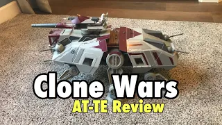 Star Wars CLONE WARS AT-TE Review