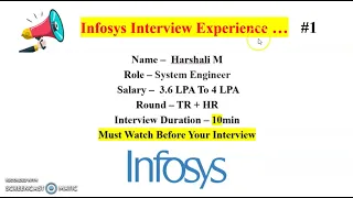 Infosys Interview Experience | System Engineer role | 2022 Batch | Prep Ninja