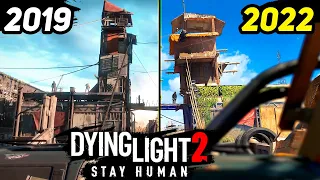 DYING LIGHT 2 - E3 2019 vs 2022 Релиз | Полное сравнение графики и геймплея