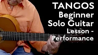 Beginner Flamenco Tangos Guitar Solo Lesson Performance