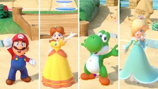Super Mario Party Megafruit Paradise # 13 Mario vs Daisy , Yoshi & Rosalina