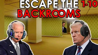 US Presidents Play Escape The Backrooms 1-10