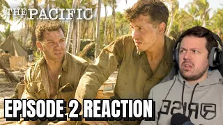 The Pacific Episode 2 REACTION!! | "Basilone"