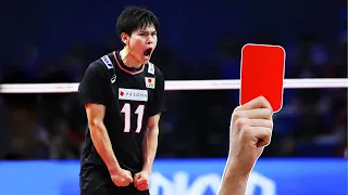 Craziest Red/Yellow Cards by Famous Volleyball Players (HD)