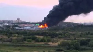 В Подмосковье горит «Мытищинская ярмарка»