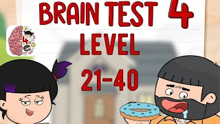 Brain Test 4 Tricky Friends Level 21-40 Android iOS