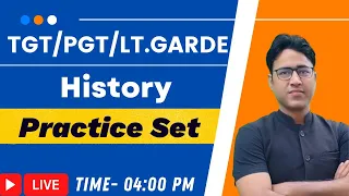 TGT/PGT HISTORY 2022 | TGT/PGT HISTORY PRACTICE SET- 01| tgt pgt history classes | LT GRADE HISTORY