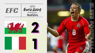 Wales vs Italy (2002) || Euro 2004 Qualifying ||