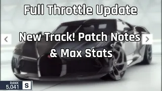 Asphalt 9 Full Throttle Season Patch Notes | Update 16 | New Track, DS3, New Car Max Stats and More!