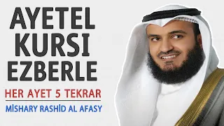 Ayetel kursi ezberle 5 tekrar (Mishary Rashid al Afasy)