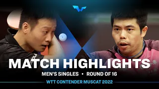 Yang Wang vs Chuang Chih-Yuan | MS | WTT Contender Muscat 2022 (R16)