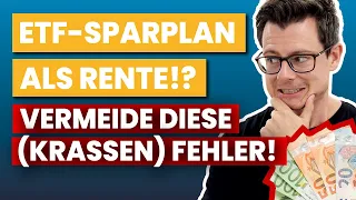 3 (große) Fehler bei der Altersvorsorge mit einem ETF Sparplan (die viele begehen!)