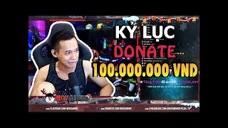 Độ Mixi Được Donate 100 TRIỆU Trên Livestream đêm giáng sinh - Kỷ Lục Donate Nhiều Nhất Việt Nam