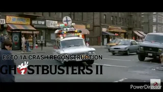 Ghostbusters 2 ecto 1a crash scene re-cut together with what we have so far