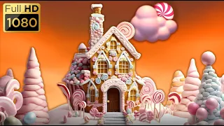 Cartoon Background - Candy House.