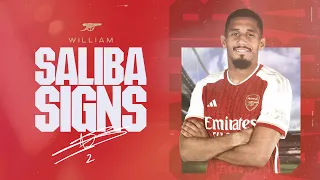 William Saliba signs new Arsenal contract!