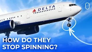Aircraft Takeoff: When Do The Wheels Stop Spinning?