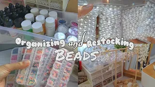 ORGANIZING and RESTOCKING BEADS ✨