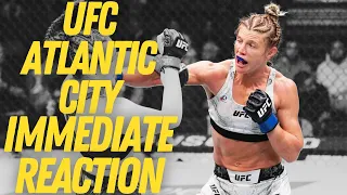 UFC ATLANTIC CITY IMMEDIATE REACTION | Fiorot outpoints Blanchfield