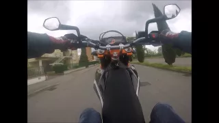 Ktm 690 smc R -15 | First Wheelie and Test after running in