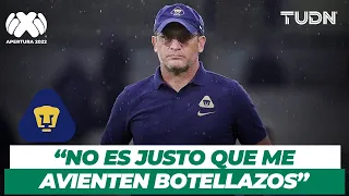 Lillini descarta renunciar a Pumas y revela que le aventaron botellazo l TUDN