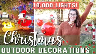 Christmas 🎄 Outdoor Decor | Front Yard Christmas Decorations | DIY Outside Decorating Ideas 2021