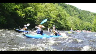 Upper Lehigh whitewater with Team River Runner in Sea Eagle Explorer 300X