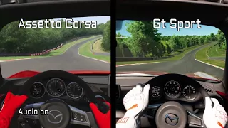 Assetto Corsa Vs. GT Sport: Graphics and Sound Comparison