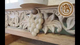 Wood carving. Виноградная лоза.  Шкант