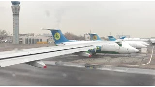 [4K] Uzbekistan A320 Крутой взлёт из Ташкента