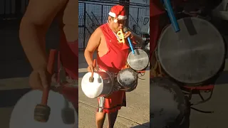 Namamasko si kuya at ang ganda ng ginawang drum mga lumang kaserola#shortvideo