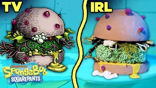 SpongeBob & Mr. Krabs Make the Nasty Patty! 🤢🍔 | SpongeBob IRL