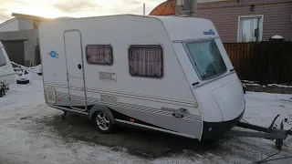 Обзор европейского каравана Caravelair 2008 г. короткая база 750 кг 4 места