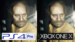 Resident Evil 7 | Xbox One X vs PS4 Pro | Graphics Comparison