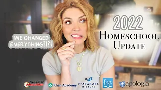 We basically changed everything 😳 // Homeschool Curriculum 2022 End of Year Review + Update.