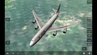 40,000 Feet Over China!!! Shanghai To Hong Kong Air China Boeing 747-8i RFS 1.5.5
