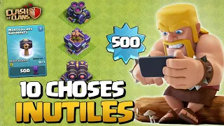 10 Choses les Plus INUTILES de Clash of Clans !