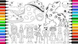 The Amazing Digital Circus - Coloring Pages