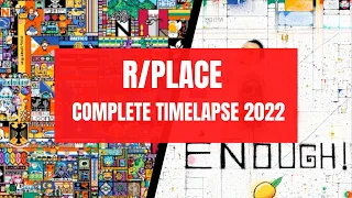 rplace Complete Timelapse 2022 | Reddit r/place Timelapse from the Beginning to The End | Archive