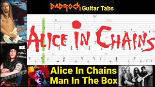 Man In The Box - Alive In Chains - Guitar + Bass TABS Lesson