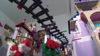 Suspended Lego City Train System