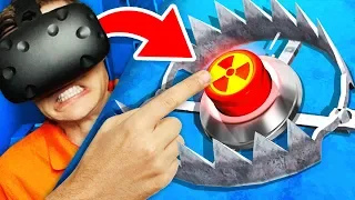 Pressing The SECRET TRAP BUTTON To END THE WORLD (Please, Don't Touch Anything 3D VR Gameplay)