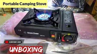 Portable Camping Gas Stove Unboxing | Best Outdoor Camping Stove 2023 | Towsha