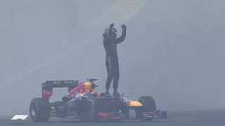 All The Angles - Vettel celebrating his 4th-championship